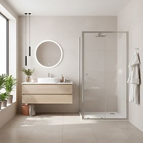 Rea Primo Slide 100x70 Króm Zuhanykabin