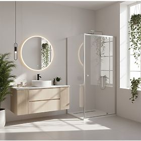 Rea Primo Swing Zuhanykabin 90x70 Króm