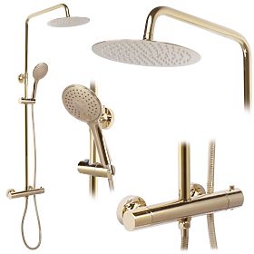 REA VINCENT Arany Zuhanykészlet Termosztáttal