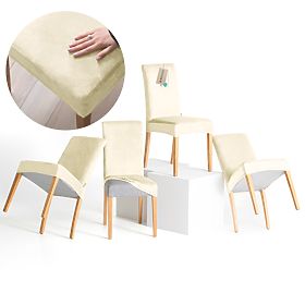 RESTILO kanapéhuzat SENTO krémszínű sima klasszikus stílus