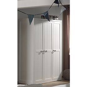 Lewis 3 ajtós ruhásszekrény, VIPACK FURNITURE