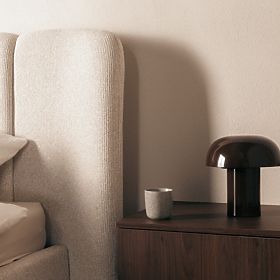 Snoovia kárpitozott ágy 160x200 cm, ráccsal és tárolóhellyel, világos bézs