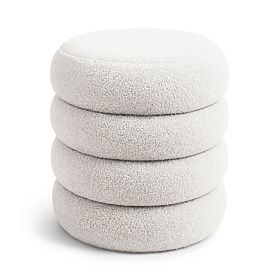 SNUGGO PUF KÖDFEHÉR