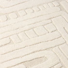 Sophia téglalap alakú szőnyeg, tuftált, pamut, krémszínű, Szőnyeg mérete: 120x180
