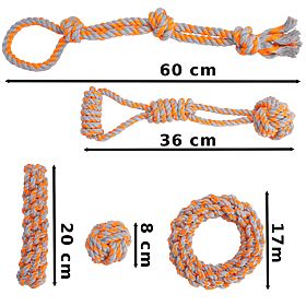 SPANKY 5 darabos kutyahúzó játék készlet