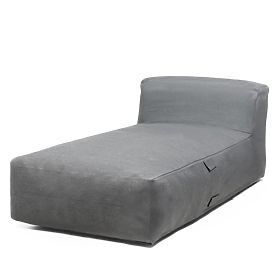 Vacuum kerti sarokgarnitúrához való ottomán huzattal, szürke