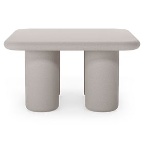 Vibonis kerti asztal 70 cm, négyzet alakú, cement, világos bézs