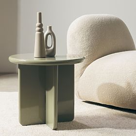 Vivid dohányzóasztal 50 cm, olíva, fényes, lectus