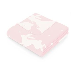 ZARIA takaró púderrózsaszín nyomtatott 150x200